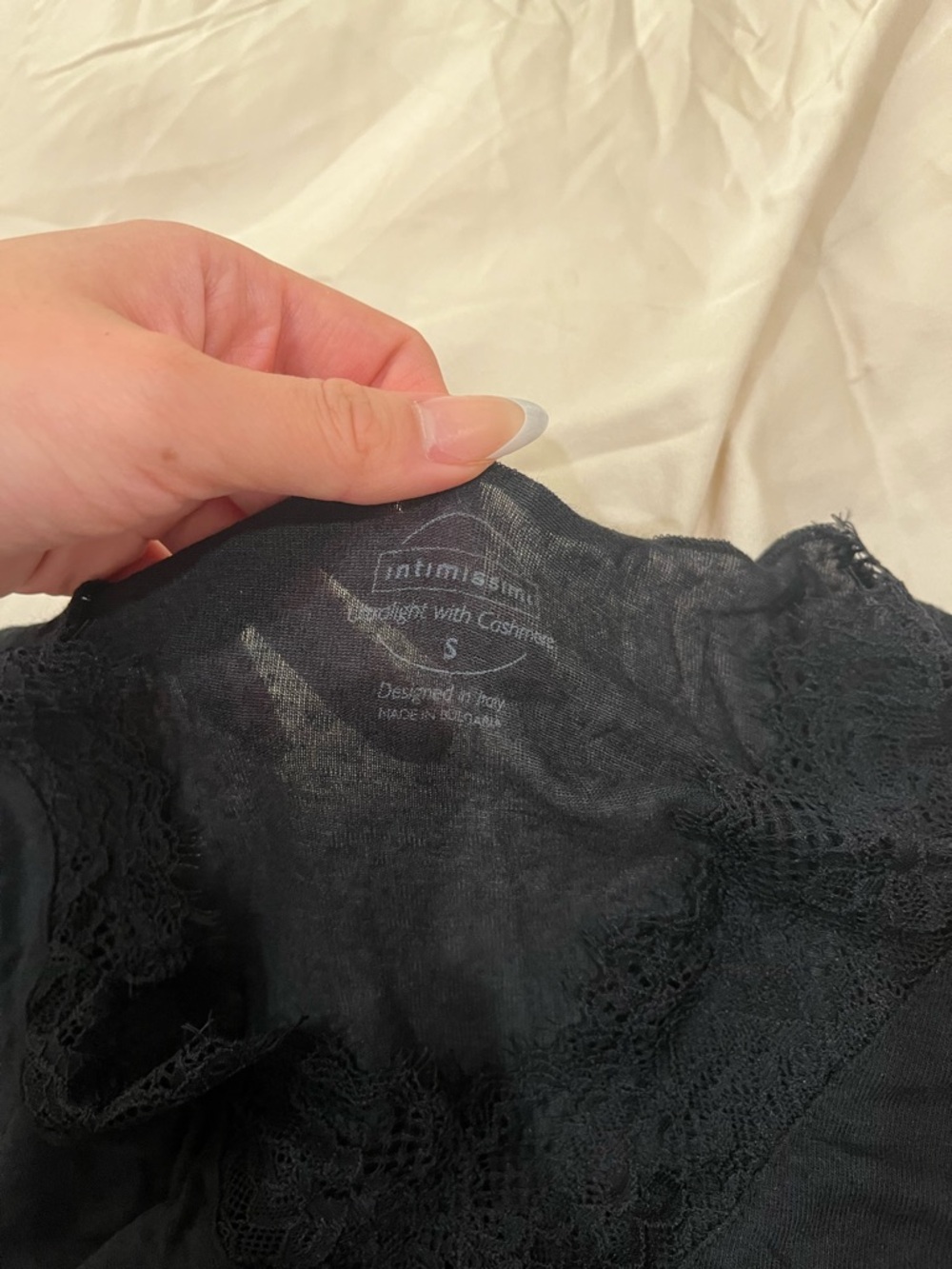 Intimissi Ultralight Cashmere Lace Long sleeve - Picture 5 of 5